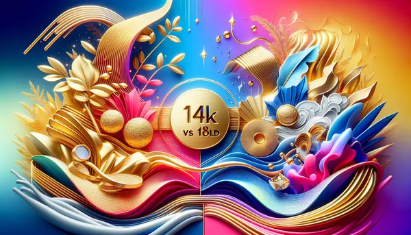 img of 14k vs 18k gold