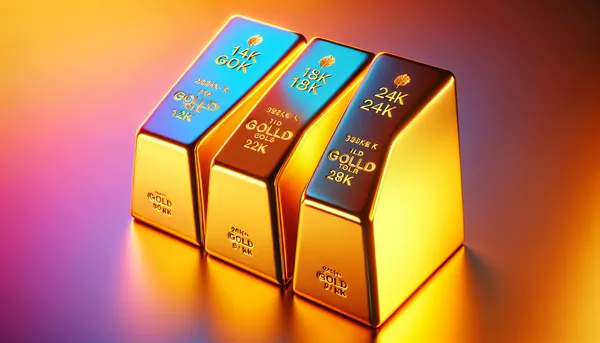 img of 14k vs 18k vs 24k gold